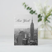 Oude ansichtkaart van New York City Feestdagenkaart (Staand voorkant)