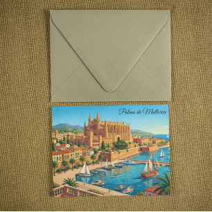 Oude ansichtkaart van Palma de Mallorca Spanje pan Briefkaart
