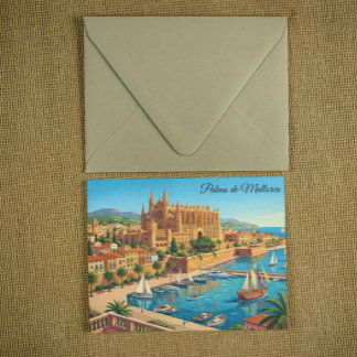 Oude ansichtkaart van Palma de Mallorca Spanje pan Briefkaart