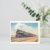 Oude ansichtkaart van Pennsylvania Special trein Briefkaart (Staand voorkant)
