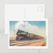 Oude ansichtkaart van Pennsylvania Special trein Briefkaart (Voorkant / Achterkant)