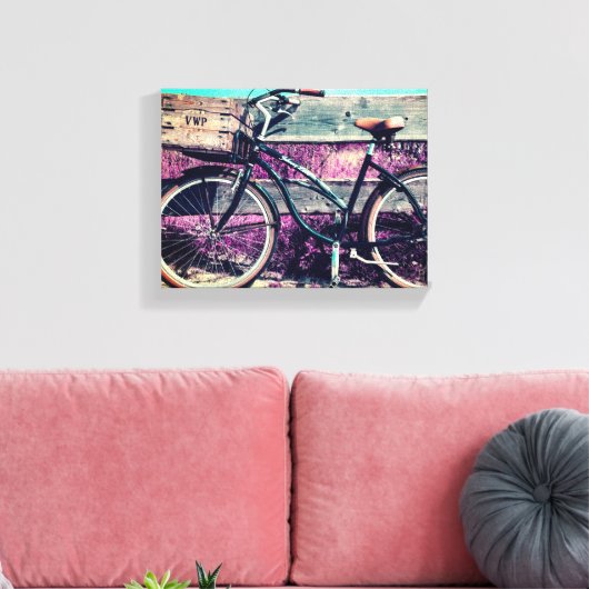 Oude Antiek keukenwagen Canvas Afdruk (Insitu (Woonkamer))