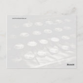 Oude Antiek typemachine — Black White Briefkaart (Achterkant)