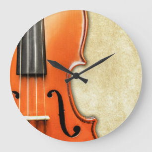 Oude Antiek Violin Clock Grote Klok