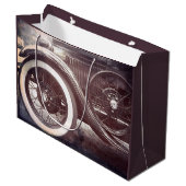 Oude Antiek wagen Timer Groot Cadeauzakje (Voorkant Gekanteld)