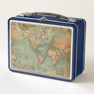  Oude Antiek Wereldkaart