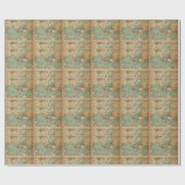  Oude Antiek Wereldkaart Cadeaupapier (Vlak)