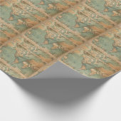  Oude Antiek Wereldkaart Cadeaupapier (Hoek)