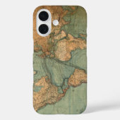 Oude Antiek Wereldkaart Case-Mate iPhone Case (Achterkant)