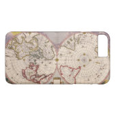 Oude Antiek Wereldkaart Case-Mate iPhone Case (Achterkant (Horizontaal))