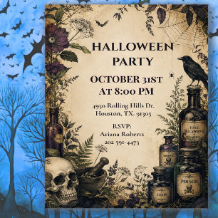 Oude Apotheek Halloween-feest Kaart