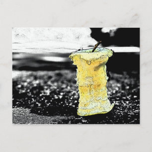 Oude appel briefkaart