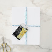 Oude appel cadeaulabel (Met Touw)