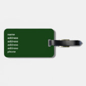 Oude appelboom bagagelabel (Achterkant horizontaal)