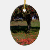 Oude appelboom keramisch ornament (Voorkant)