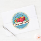 Oude appels uit de keuken van inbliklabel ronde sticker (Envelop)