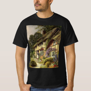 Oude architectuur, landhuisje t-shirt