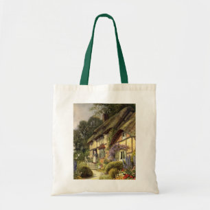 Oude architectuur, landhuisje tote bag