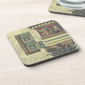 Oude architectuur, zuil met kroonlijstlijsten onderzetter (Linkerzijde)