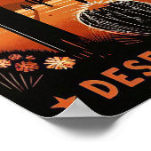 Oude Arizona Woestijn Poster (Hoek)