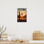 Oude Arizona Woestijn Poster (Keuken)