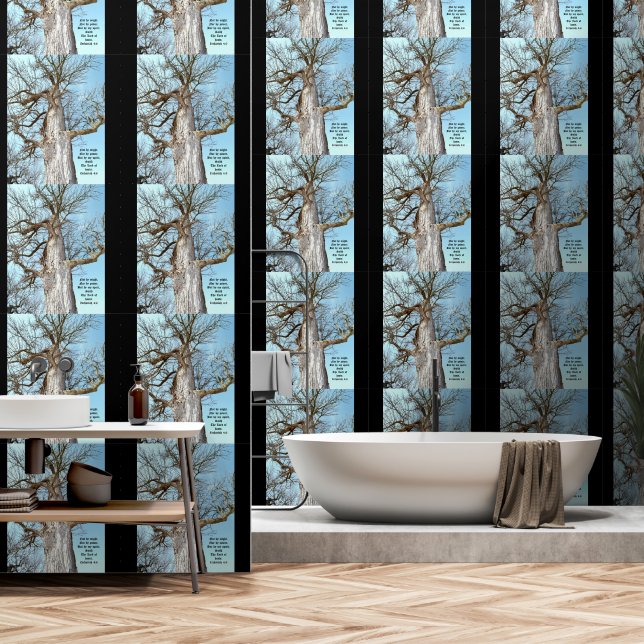 Oude Ash Zacharia 4:6 Behang (Badkamer)