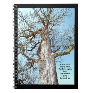 Oude Ash Zacharia 4:6 Notitieboek