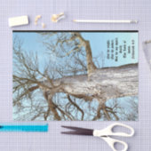 Oude Ash Zacharia 4:6 Tissuepapier (Craft)