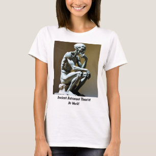 Oude astronaut theoreticus - denker t-shirt