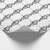 Oude astronauten cadeaupapier (Hoek)