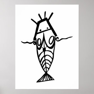 Oude astronauten poster