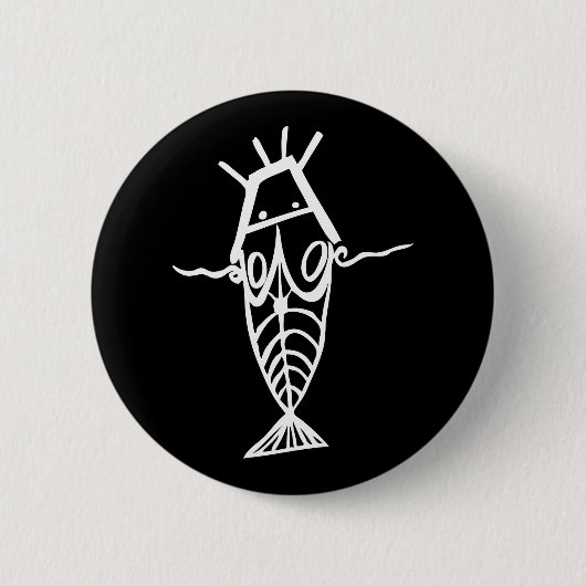 Oude astronauten ronde button 5,7 cm (Voorkant)