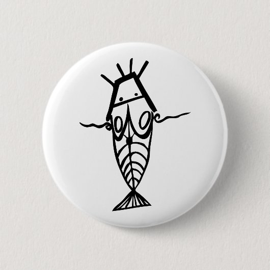 Oude astronauten ronde button 5,7 cm (Voorkant)