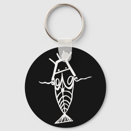 Oude astronauten sleutelhanger (Voorkant)