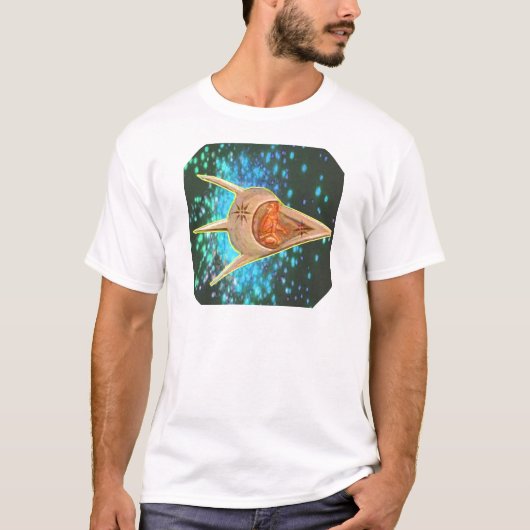 Oude astronauten t-shirt (Voorkant)