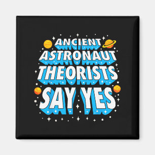 Oude astronauten theoretici Grappige Outer Space G Magneet