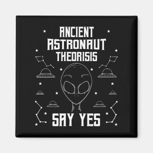 Oude astronautentheoretici zeggen ja grappige extr magneet