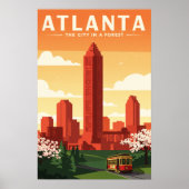Oude Atlanta Poster (Voorkant)