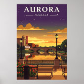 Oude Aurora Illinois Poster (Voorkant)