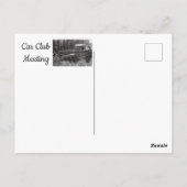 Oude auto achtergelaten in een Briefkaart (Achterkant)