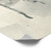 oude auto Amerikaanse rode open bovenkant Poster (Hoek)