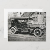 Oude auto briefkaart (Voorkant / Achterkant)