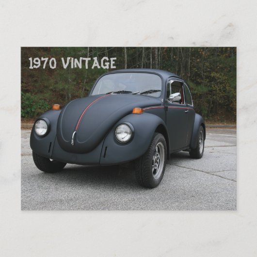 Oude auto briefkaart (Voorkant)