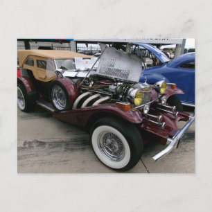 Oude auto briefkaart