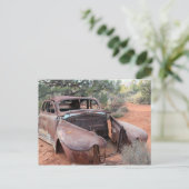 oude auto briefkaart (Staand voorkant)