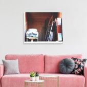 Oude auto canvas afdruk (Insitu (Woonkamer))