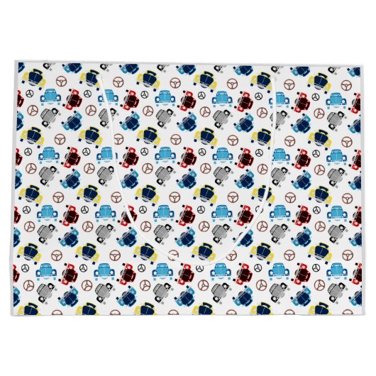 Oude auto groot cadeauzakje (Achterkant)