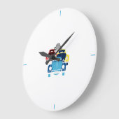 Oude auto grote klok (Hoek)