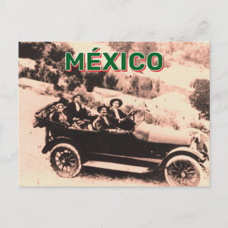 Oude auto in Mexico Briefkaart