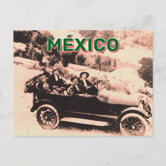 Oude auto in Mexico Briefkaart (Voorkant)